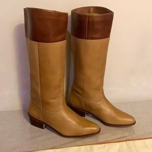 Nine West Leather Boots (Riding Style) Vintage